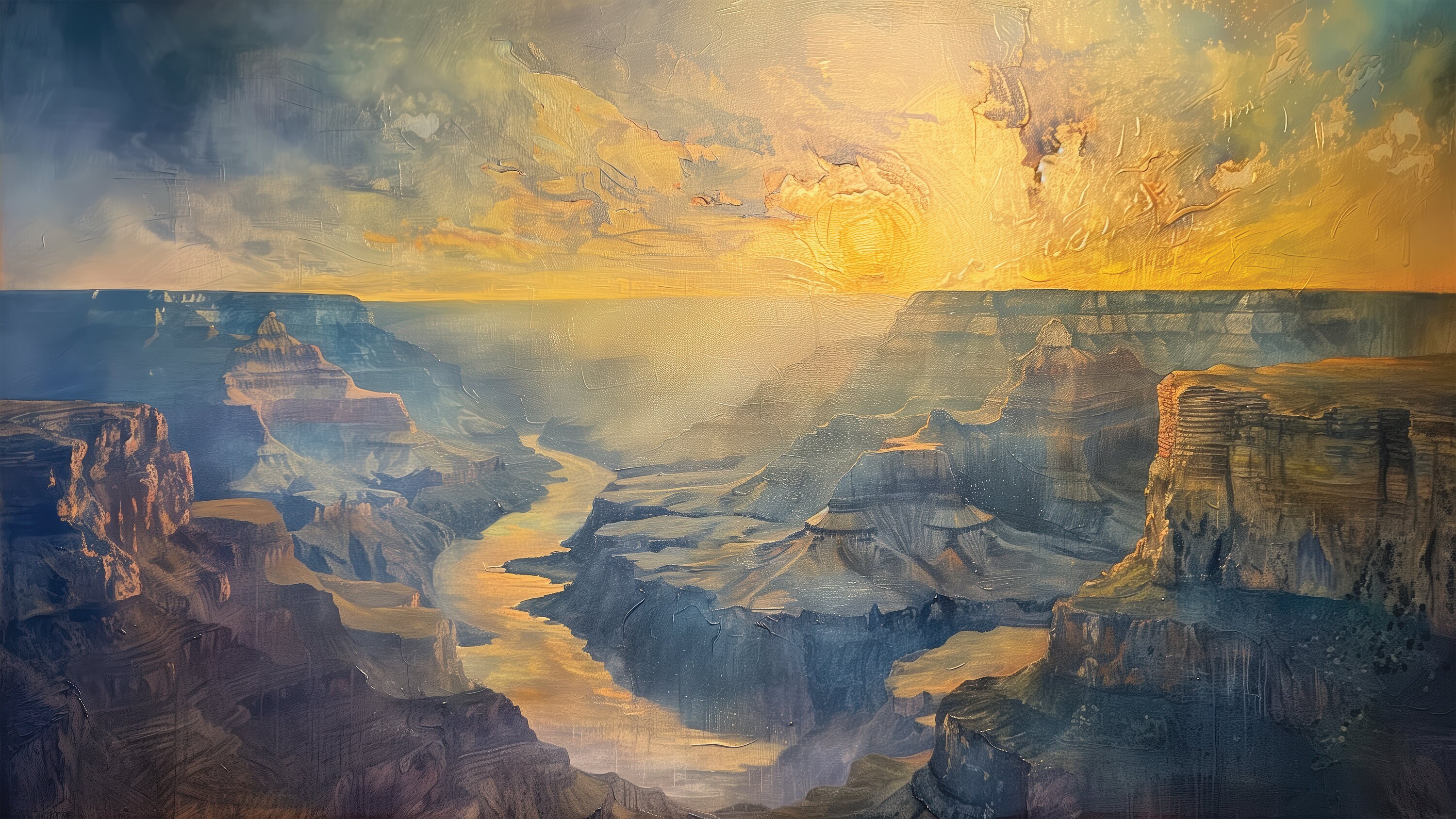 Photo inspiration: Gallery Detail: Grand Canyon National Park Oil Painting Printable