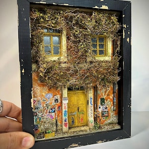 Unique Rome-Inspired 3d Wall Decoration - handcrafted diorama