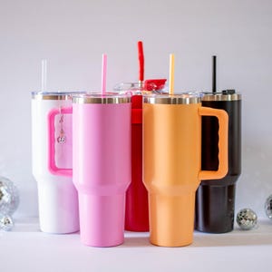 TUMBLERS - 40 oz. DOUBLE WALL Stainless Steel Tumblers