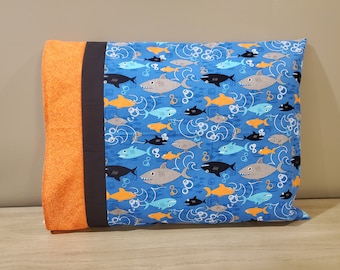 SHARK themed  pillowcase