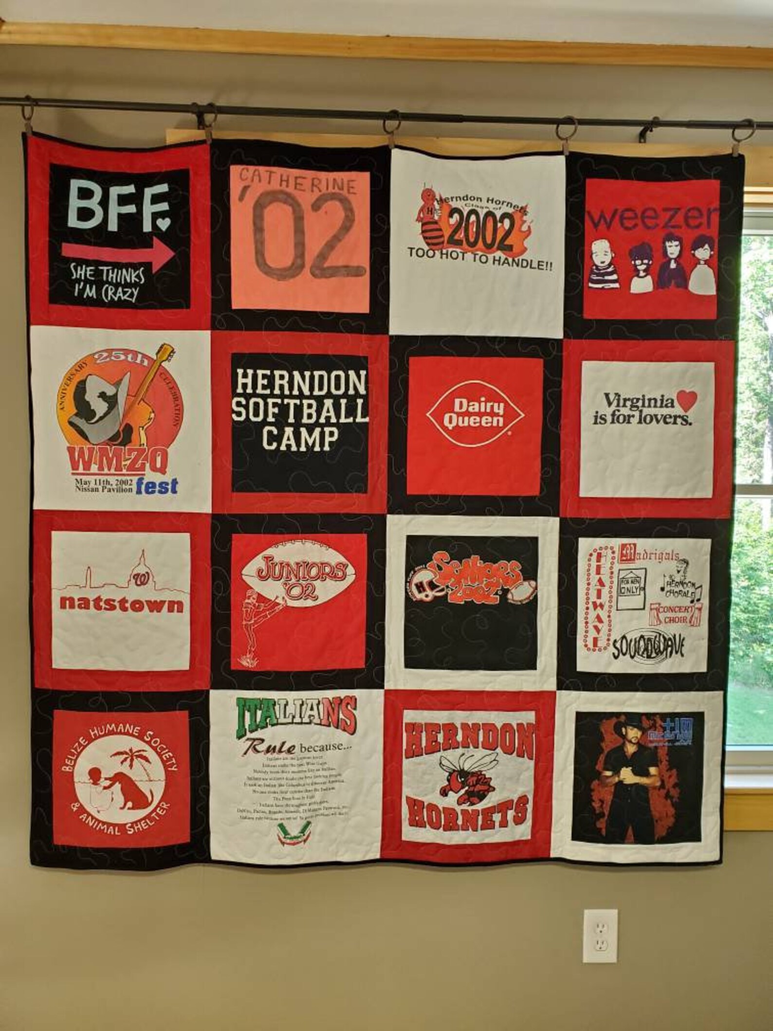 Tshirt Quilt CUSTOM ORDERS 16 Squares Etsy