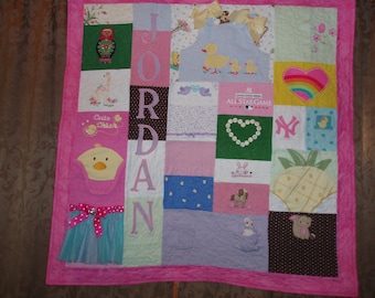 Wall hanging to King Size Quilts made from your Clothes CUSTOM ORDERS