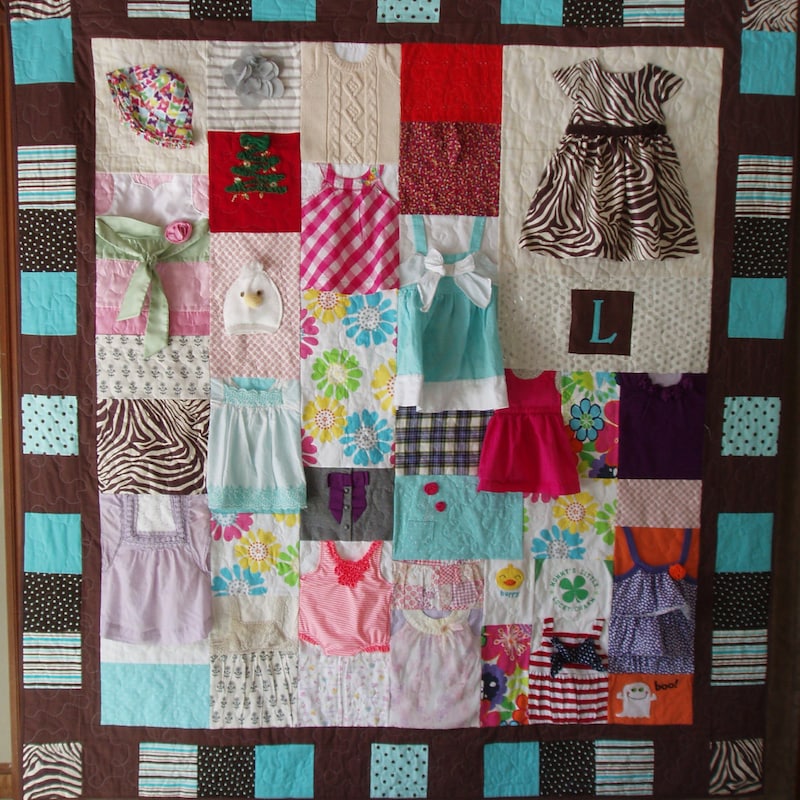 Baby Clothes Quilt - Etsy