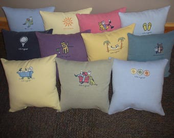 Custom Pillows made from your Tshirts
