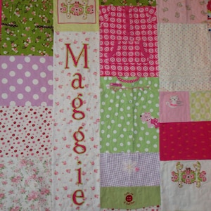 CUSTOM ORDERS for Full size quilt made from clothing image 3