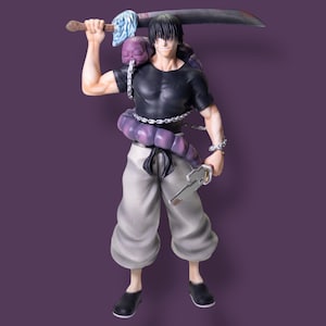 Jujutsu Kaisen Toji Fushiguro Figure | JJK Anime PVC Figures | Handmade Anime Decor | High-Quality Anime Collectible | Perfect Gift for Fans