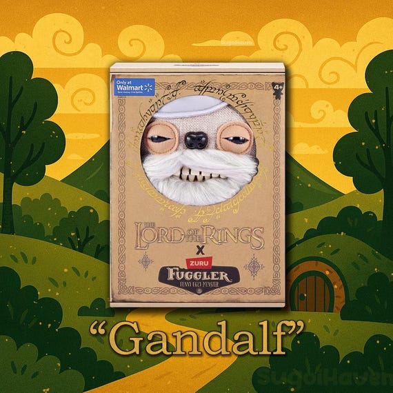 Fuggler Lord of the Ringsファグラー ロードオブザリング Fuggler x Lord of the Rings Gollum Gandalf & Frodo BRAND NEW FULL