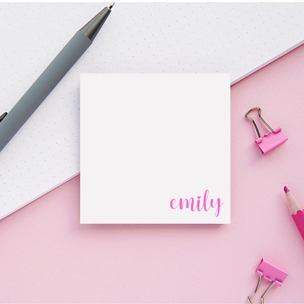 Custom post it note etsy