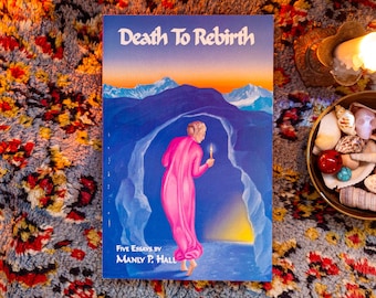 Death to Rebirth: Five Essays, by Manly P. Hall, 1979. Vintage collectible paperback book.