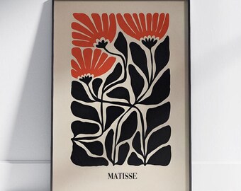 Henri Matisse Floral Exhibition Poster: Gallery Wall Art