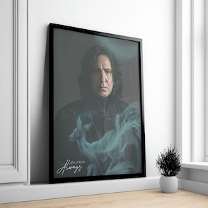 Magier Leinwanddruck | Zitat Print Poster | Immer zitieren | Wizar Schule Wand Kunst | Liebe Zitat Druck | HP Wohndekor