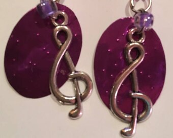 musical can earrings