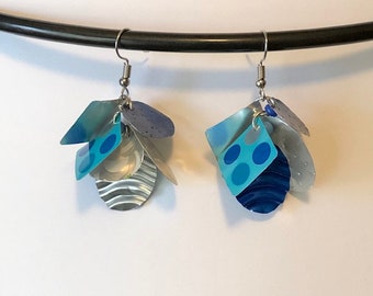 recycled can PARTY earrings