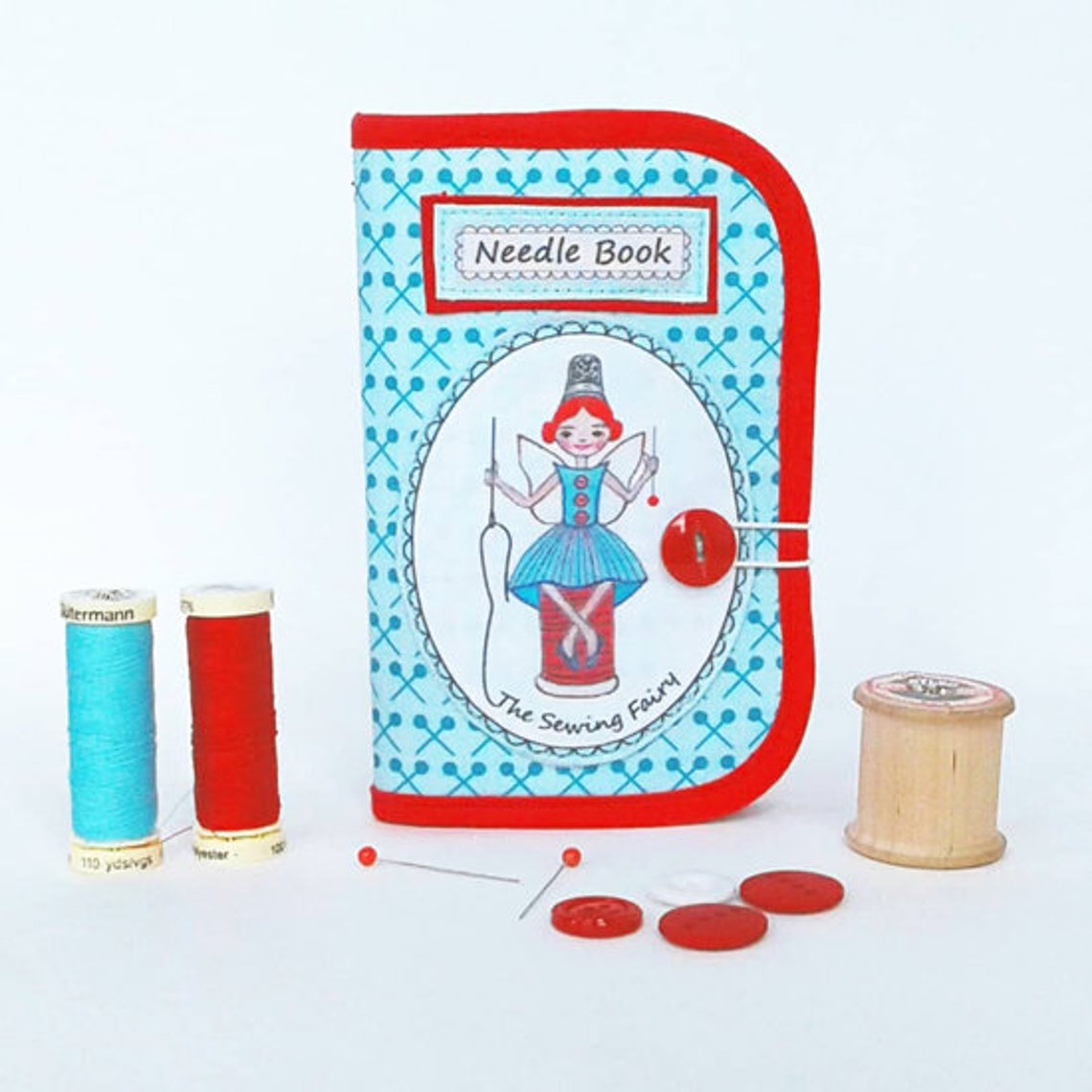 Needle Labels for Needle Books Fabric Panel Sewing Themed Etsy