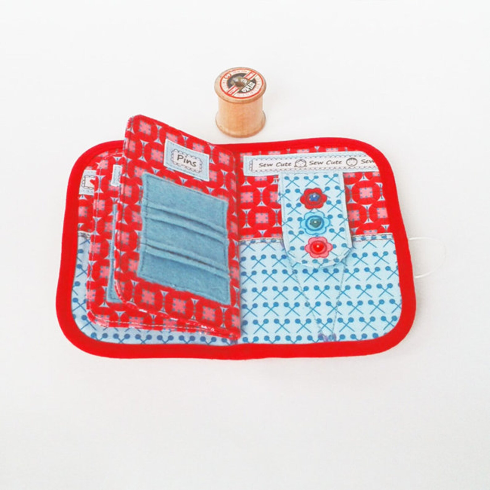 Cut and Sew Needle Labels for Needle Books Fabric Panel, Needle Case ...