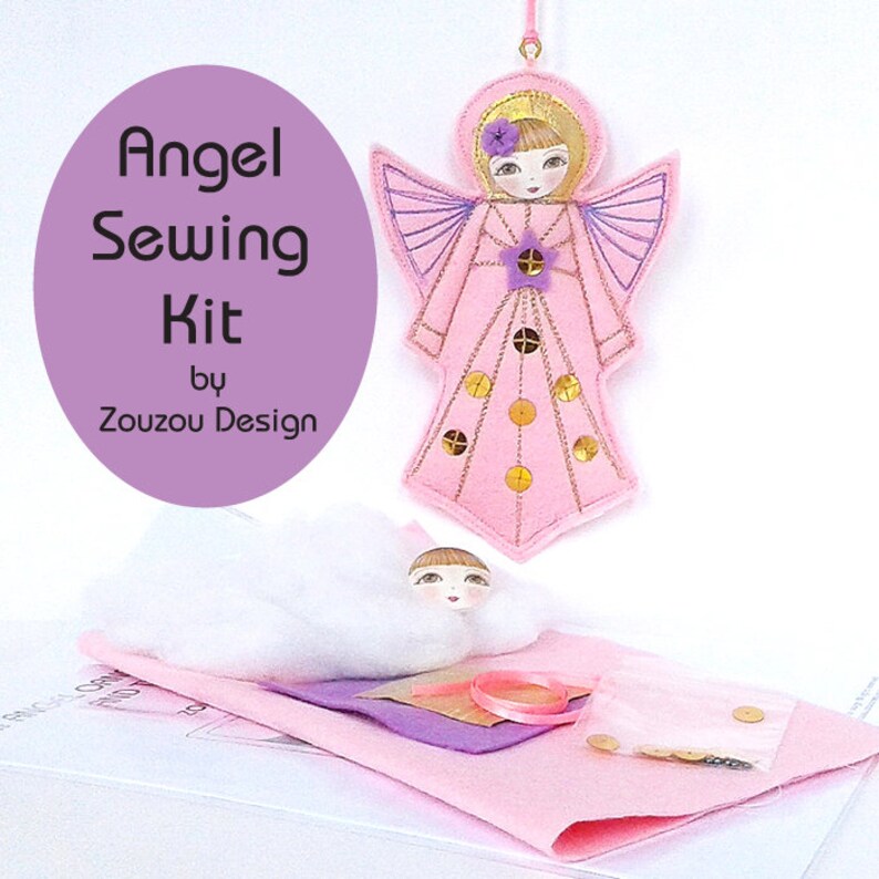 PDF Sewing Pattern Felt Angel Pattern Modern Folk Angel - Etsy UK