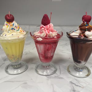 Sundae Candles