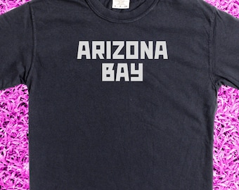 Maynard lyric Tee. Premium pigment-dyed T-shirt with vintage fade. See you down in Arizona Bay.