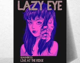 Faux concert poster absurdity courtesy of Lazy Eye. Handsome 11x14 matte print (unframed); printed on 200 gsm art paper.