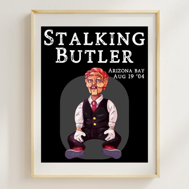 Butler Letras Arte mural exclusivo con la letra de Maynard. Una letra de Tool ...
