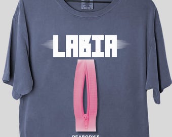 Faux band merch relic. A conversation piece t-shirt, indeed. Premium, pigment dyed concert tee with soft fade.