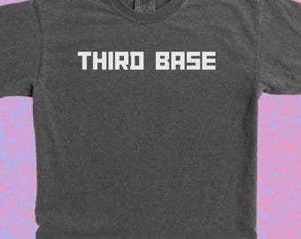 Band merch satire. Be ready for your shirt to get more attention than you. Pigment dyed concert tee courtesy of Third Base.