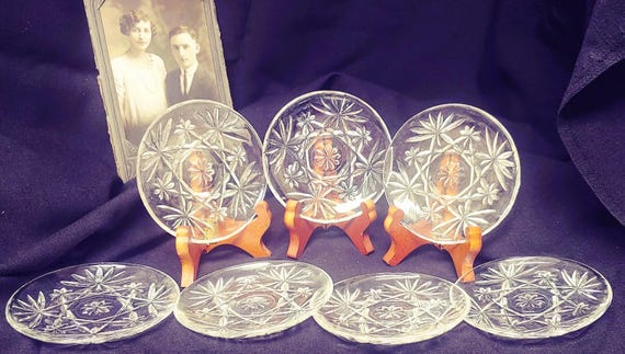 Anchor Hocking Prescut Glass Coasters (7)