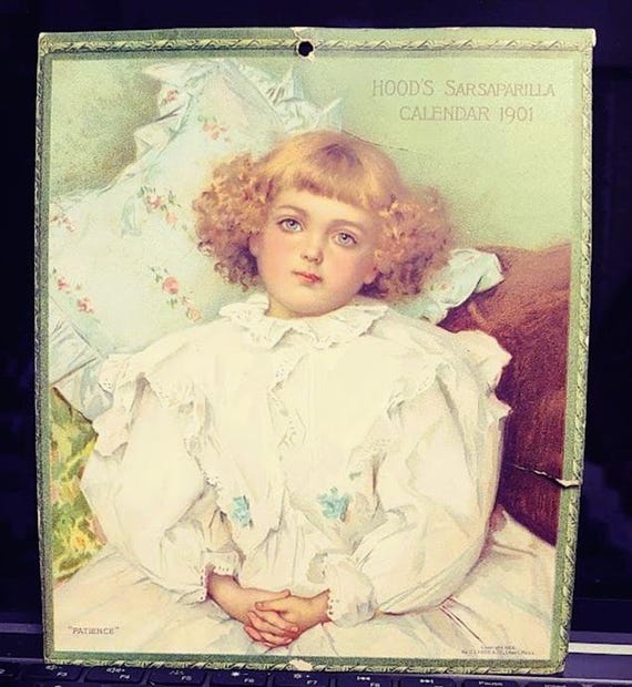 Advertising Ad for Hood's Sarsaparilla 1901