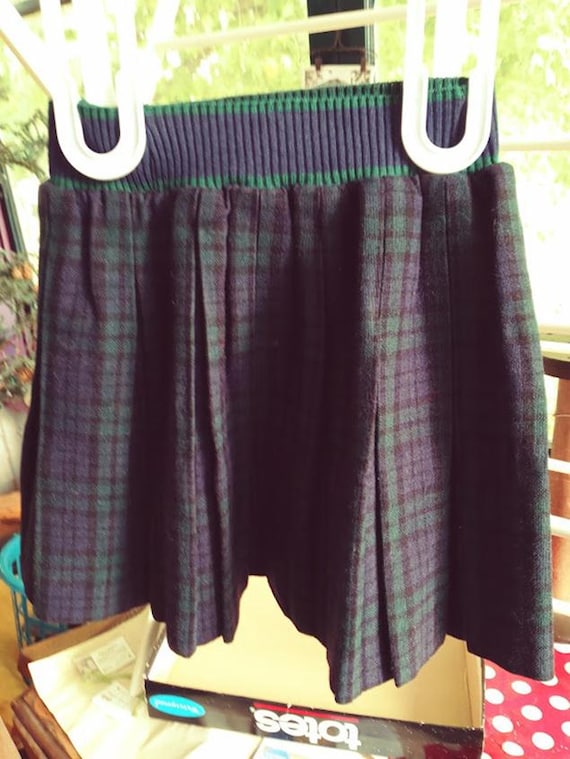 Plaid Pleated Plaid Skirt 3T Sacony brand