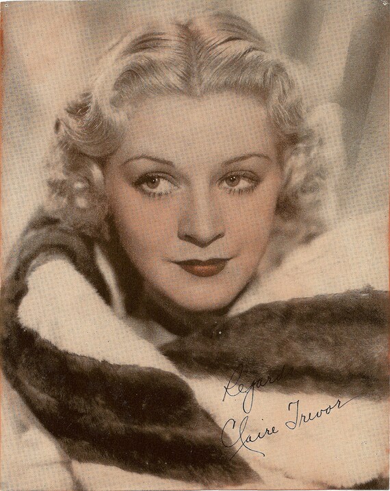 Vintage Claire Trevor Studio Photograph 1930's