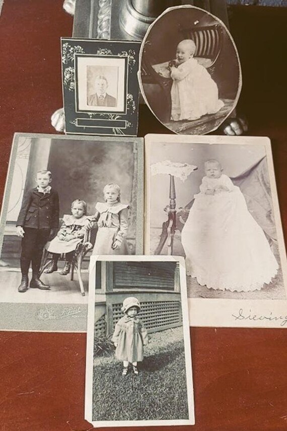 Lot of 5 Old Photographs