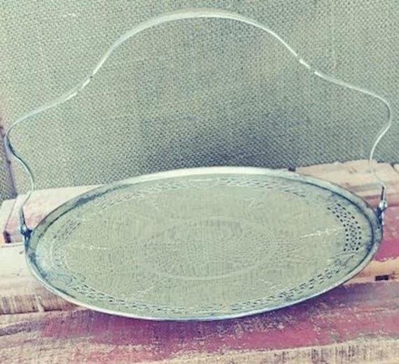 Benedict E.P.N.S #1108 Server platter with swing Handle
