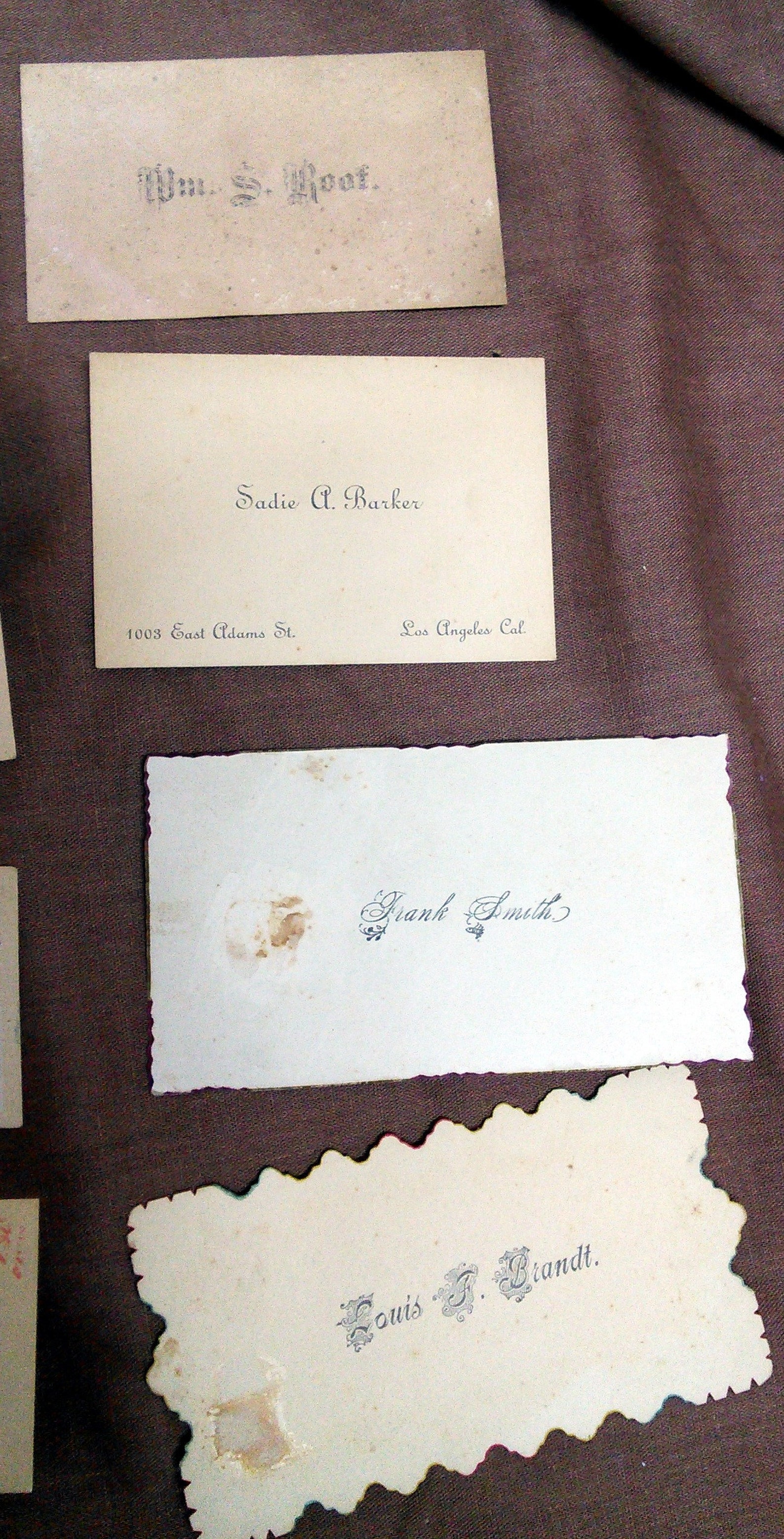 1900's Calling Card Lot of 12 Etsy