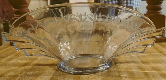 Duncan Miller Console Bowl 14" Art Deco Style