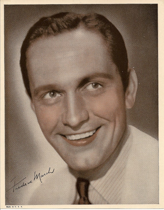 Vintage Frederic March Studio Photograph 1930's