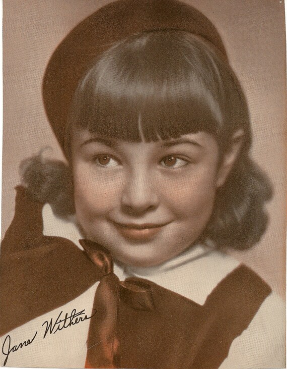 Jane Withers 1930s Studio Photo