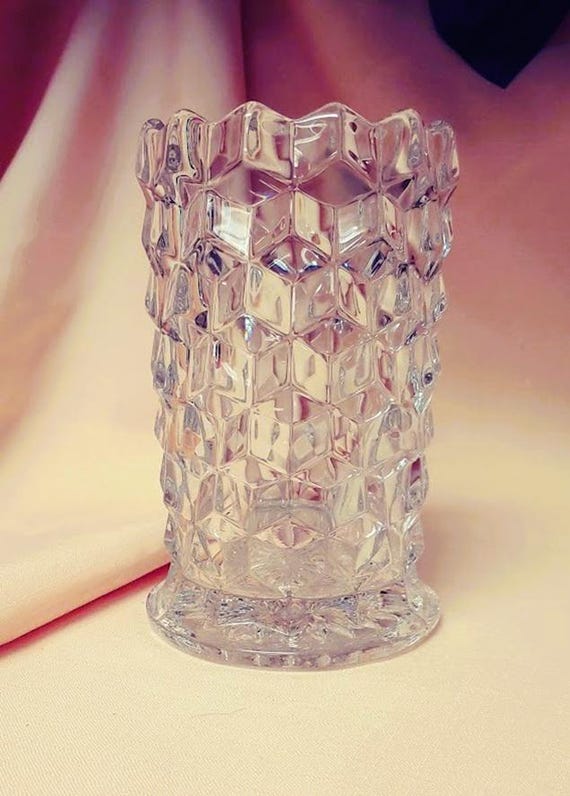 Fostoria American Clear Celery Glass AKA Tall Vase