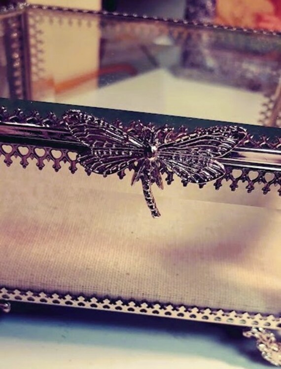 Rachel Ashwell Dragonfly Jewelry Box Gem