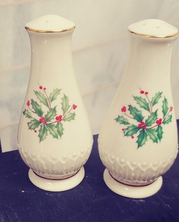 Lenox Holiday Salt Pepper Set Dimensions Collection