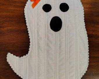 Onderzetter voor mok met spookkaarsje en gratis verzending.