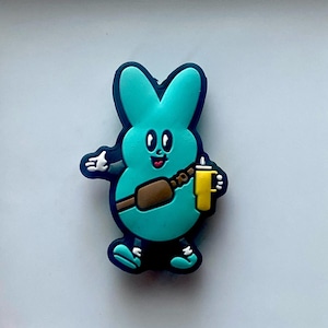 Bunny Silicone Focal Bead, Boujee Bunny Focal, Silicone Focal Bead