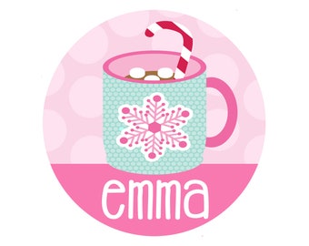 Personalized Hot Chocolate Winter Cocoa Tee for Girls