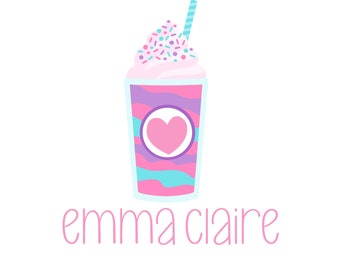Personalized Milkshake Latte Tee for Girls