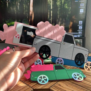 Carte-cadeau/porte-monnaie pour camion
