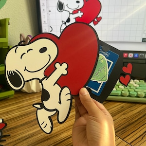 Carte-cadeau/porte-monnaie pour la Saint-Valentin