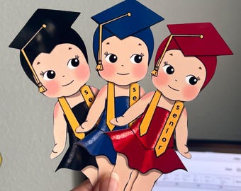 Sonny Angel Graduation Bouquet Toppers