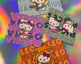 Hello Kitty Holographic Horoscope Sticker