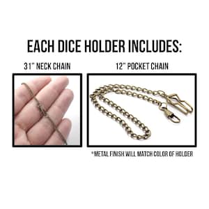 Pocket Axe Mini Dice Holder – Metal RPG Dice Case with 3D Relief – Includes Full Dice Set – Fantasy Gamer Gift with Free Personalization image 11