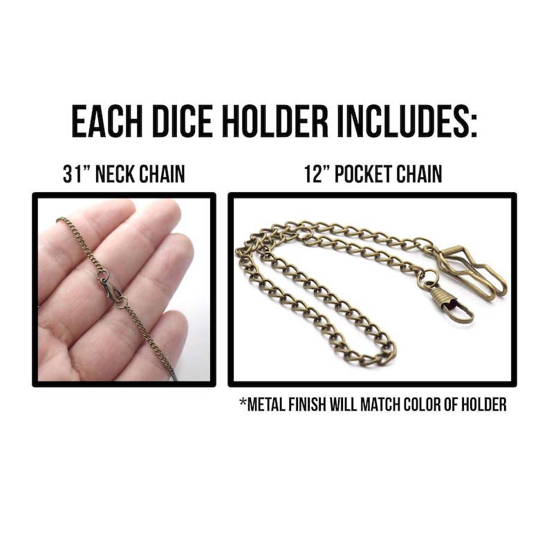 Pocket Axe Mini Dice Holder – Metal RPG Dice Case with 3D Relief – Includes Full Dice Set – Fantasy Gamer Gift with Free Personalization image 11