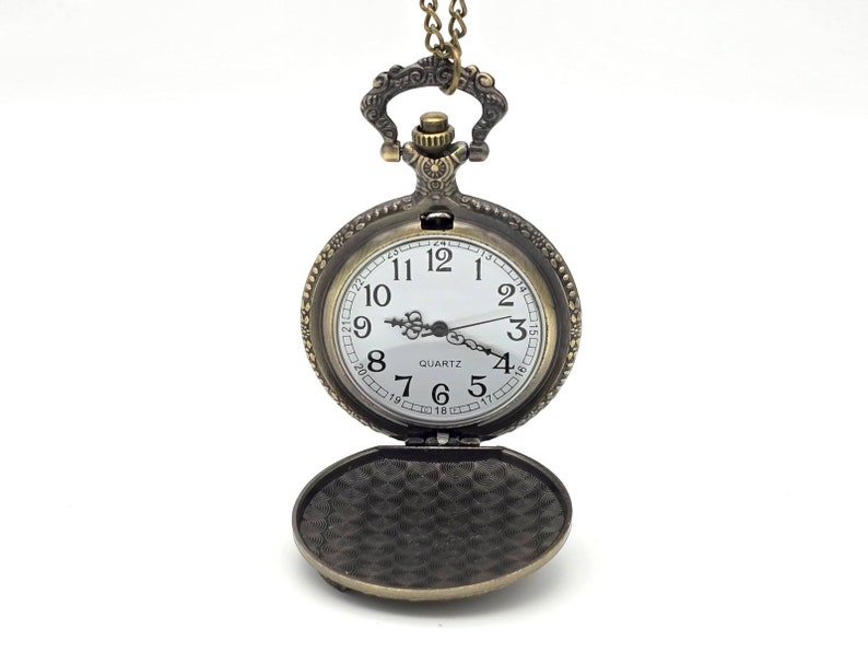 Dinosaur Pocket Watch T-rex Gift Dino Fans Prehistoric Theme NEW ...